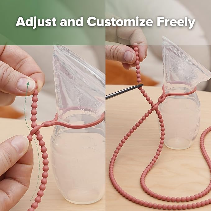 haakaa Breast Pump Strap for haakaa Gen.1/2/3 Manual Breast Pump Silicone Strap | Color: Rust