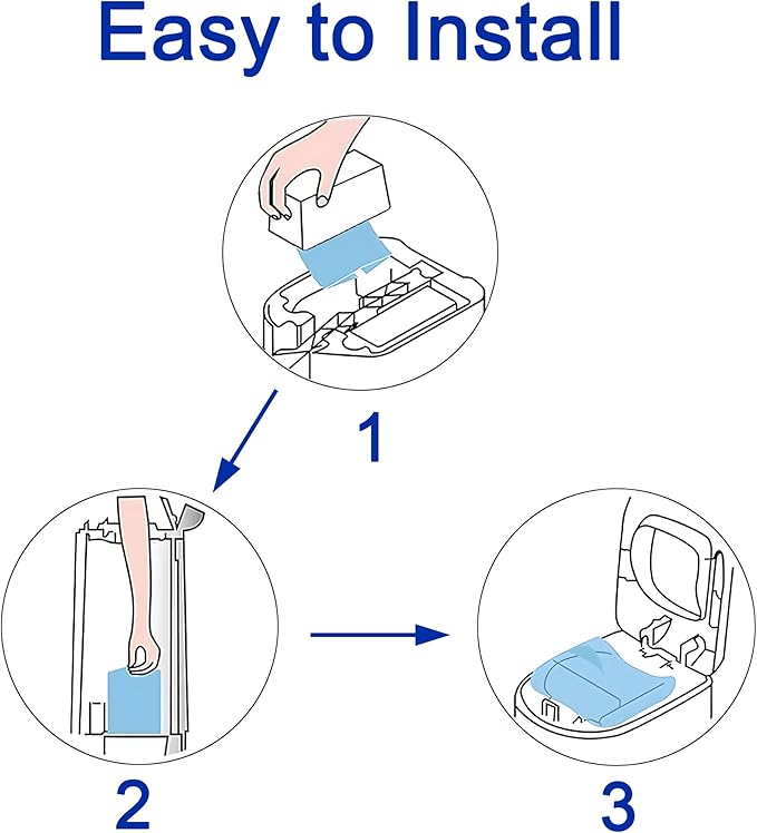 120 Bags Diaper Pail Refills Bags Compatible with Genie Easy Roll Signature & Platinum Diaper Pails,Each Refill Cartridge Holds up to 1410 Newborn Diapers