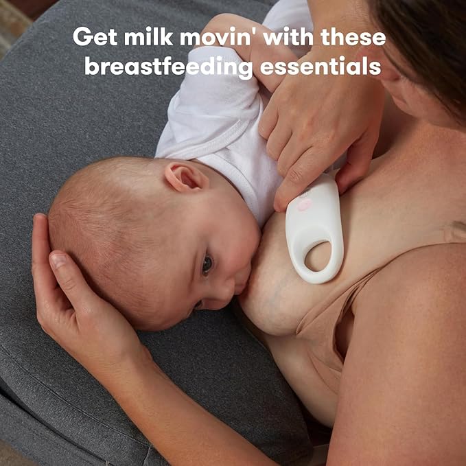 Frida Mom 9pc Breastfeeding Essentials Kit for Lactation Support & Nipple Relief, Includes Lactation Massager, Heating Pads, Breast Masks for Hydration & Milk Flow, Postpartum Essential Gift Set