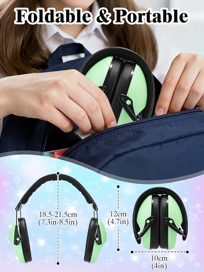 sundee Kids Noise Cancelling Headphones Ear Muffs for Noise Reduction Hearing Protection for Autism Chirldren