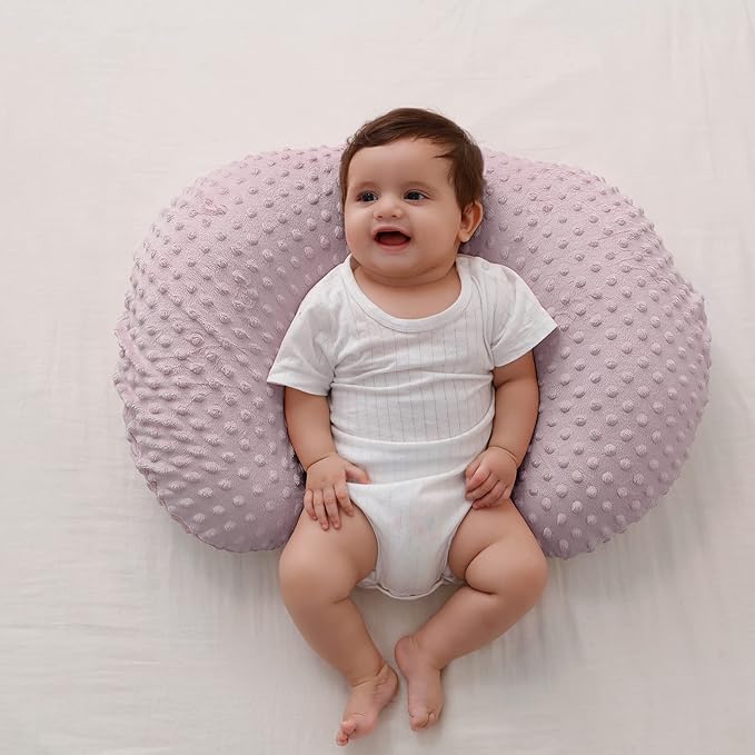 Nursing Pillow Cover, Breastfeeding Pillow Slipcover Snugly Fits for Nursing Pillow for Baby Boys and Girls, Premium Quality Microfiber, Ultra Soft Comfortable (Sepia Rose)