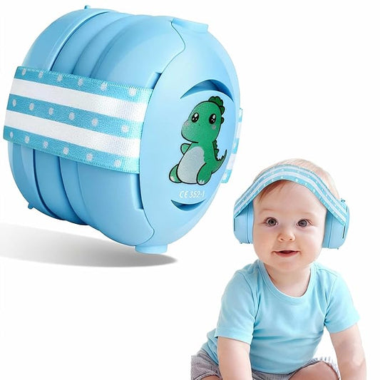 Floriogra Baby Headphones for Noise, Baby Ear Protection for Babies and Toddlers 0-36 Months - Adjustable Babies Noise Cancelling Headphones Infant Ear Protection Earmuffs Against Hearing Damage