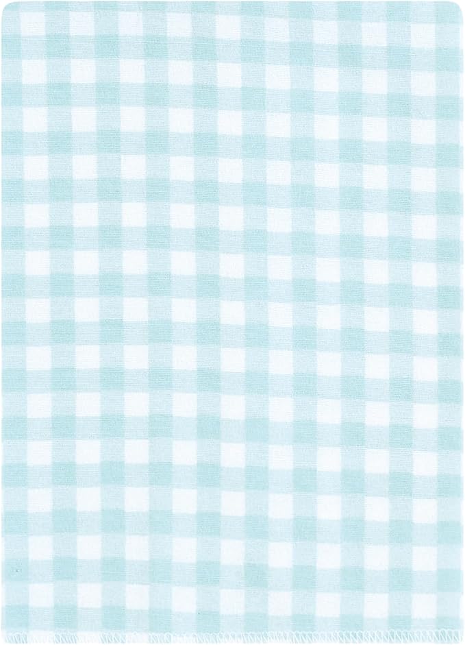 Hudson Baby Unisex Baby Flannel Burp Cloth 12pk, Citrus Mint, One Size