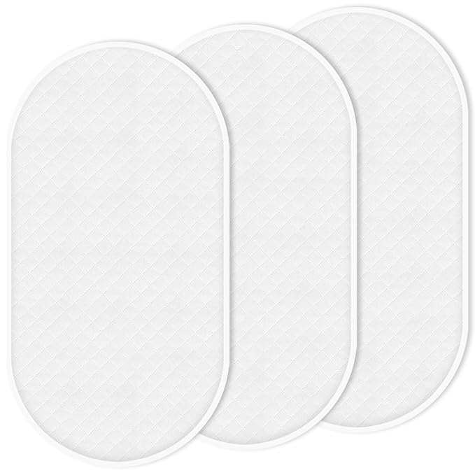 Baby Thicker Diaper Changing Quilted Pad Liner, Non-Slip 3 Pack Heavy Absorbency Reusable Incontinence Pads for Kids Changer Washable Underpads(YDLX)