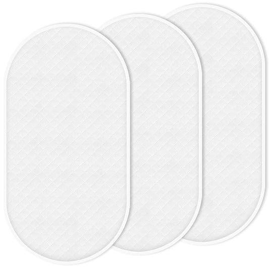 Baby Thicker Diaper Changing Quilted Pad Liner, Non-Slip 3 Pack Heavy Absorbency Reusable Incontinence Pads for Kids Changer Washable Underpads(YDLX)
