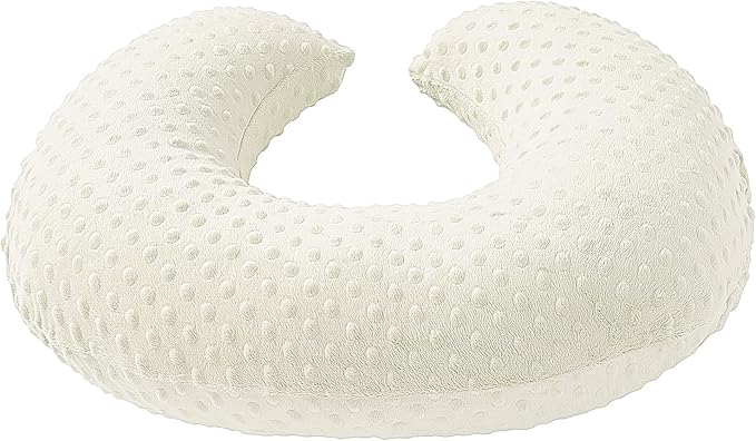 Dots Nursing Pillow Cover, Case Plush Breathable Breastfeeding Pillow Slipcover Fits Nursing Pillow, Super Soft Snug Positioners for Baby Boy Baby Girl (Pristine)