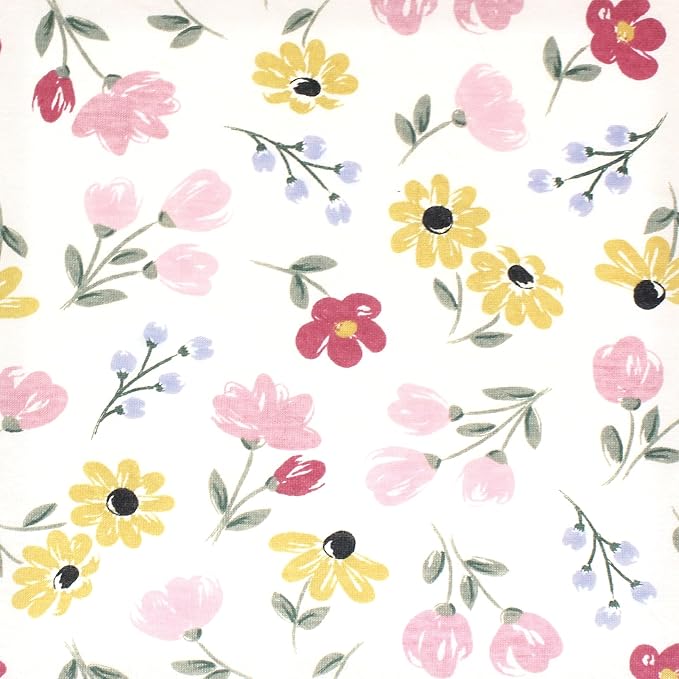 Hudson Baby Unisex Baby Changing Pad Cover, Soft Painted Floral, One Size