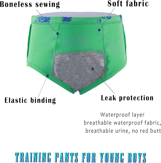 Boboking Boys Training Toddler Underwear Truck Potty Briefs For Boys