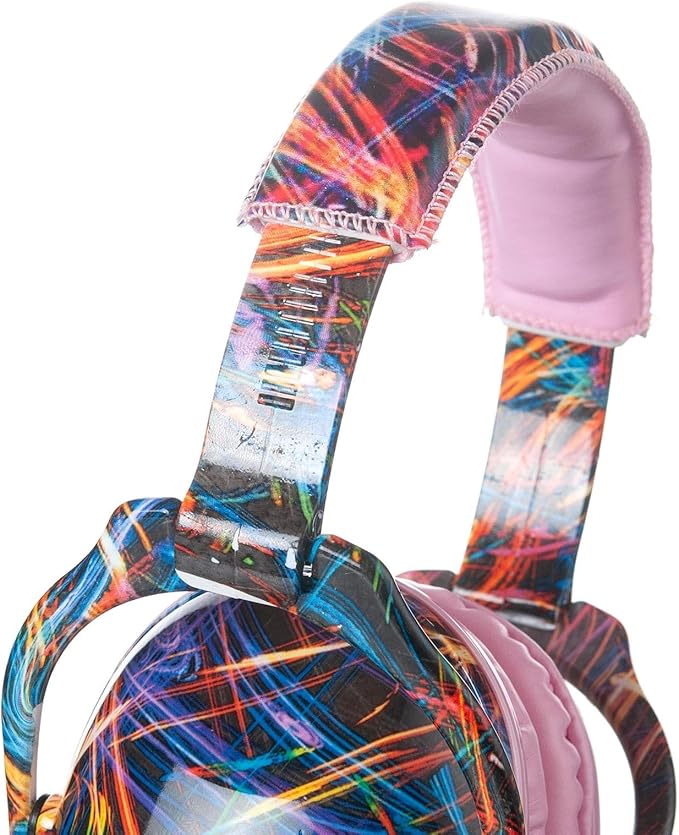 Kids Hearing Protection,25dB NRR Noise Reduction,Sound Proof for Kids,Toddler,Safety Earmuffs for Concert,Airplane,Autism,Monster Jam,Travel,School- Pink BlackFireW