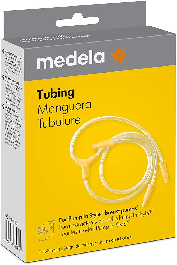 Medela Replacement Tubing, Compatible with New Pump in Style Maxflow Breast Pump, Authentic Spare Breastpump Parts Made Without BPA