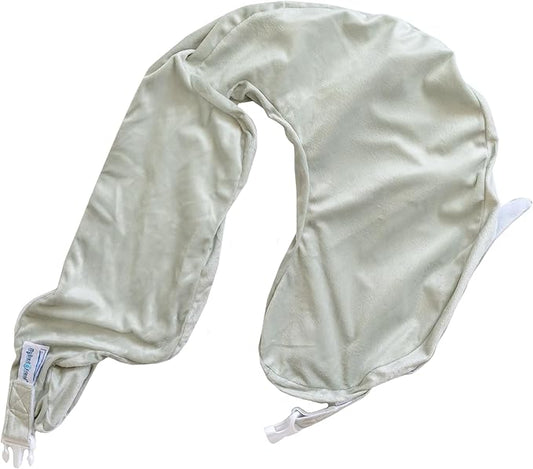 My Brest Friend Super Deluxe Nursing Pillow Cover - Slipcovers for Baby - Adjustable Fit, Easy Care, Durable - Nursing Pillow Not Included (Platinum)