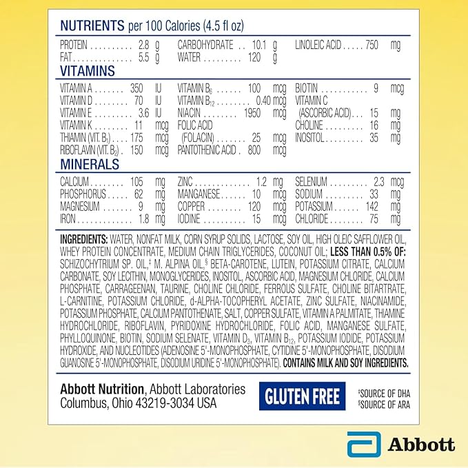 Similac NeoSure Premature Post-Discharge Infant Formula, Ready-to-Feed Baby Formula, 32-fl-oz Bottle, Pack of 6
