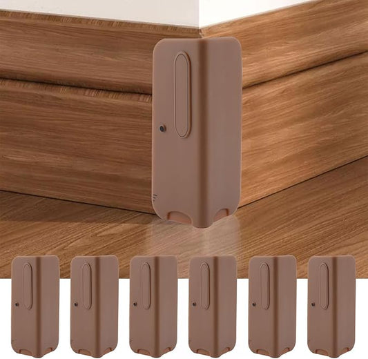 INCREWAY 6 Pcs Right Angle Corner Protector,Furniture Edge Strips, for Home, Kindergarten, Office(Coffee Color)