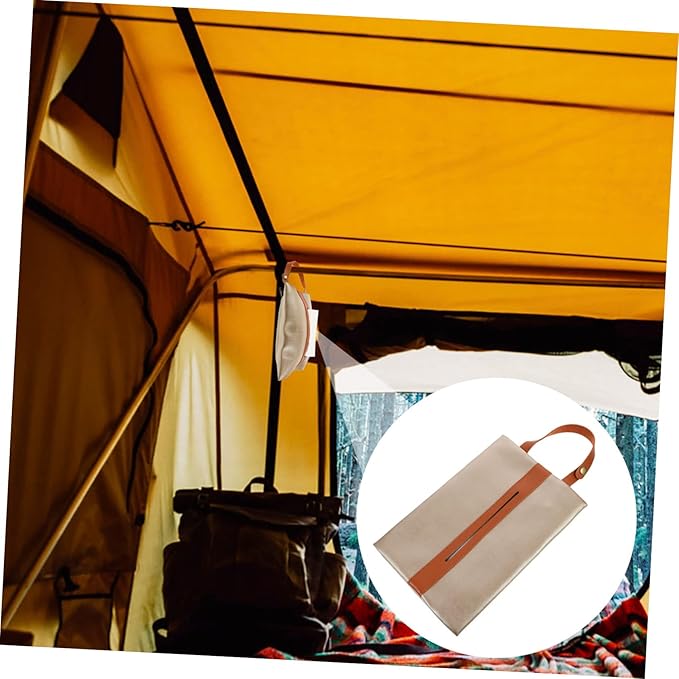 1Pc Outdoor Nylon Tissue Pouch Practical Tissue Container Sleeve for Home and Travel and Lightweight Design for Easy Storage and Accessibility