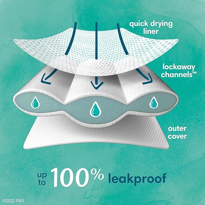 Pampers Pure Pants 2T3T (2 x 100 Count with Sensitive Water Based Baby Wipes, 12X Pop-Top Packs (1008 Count)