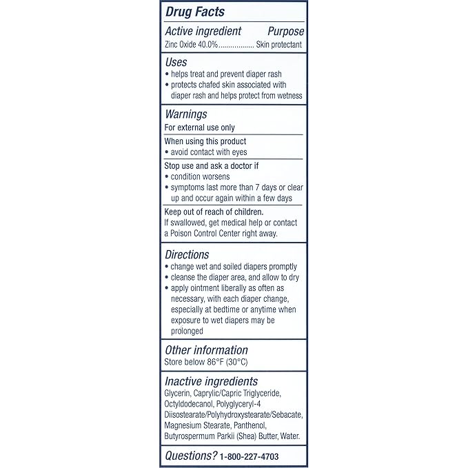 Aquaphor Baby Diaper Rash Paste - For Serious Diaper Rash and Flare-ups - 3.5 Oz. Tube (Pack of 12)