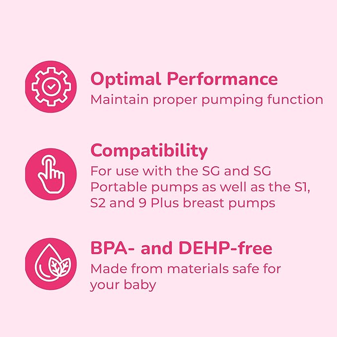Spectra - Premium Breast Milk Pump Accessory Kit with Baby Bottles - Large 28mm - Breast Pump Accessories