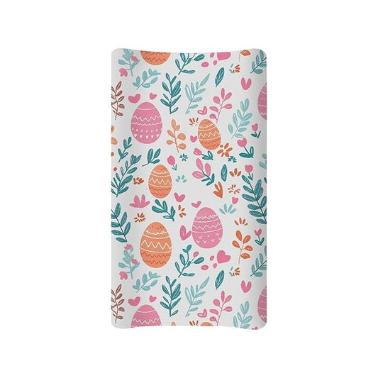 Easter Egg Soft Changing Pad Cover Comfy Infant Newborn Changing Table Covers Diaper Table Change Mat Sheet Cover for Baby Boy Girls