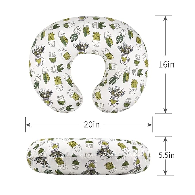 ALVABABY Nursing Pillow Cover Slipcover Soft and Comfortable Feathers Design Maternity Breastfeeding Newborn Infant Feeding Cushion Cover ZT-Z15