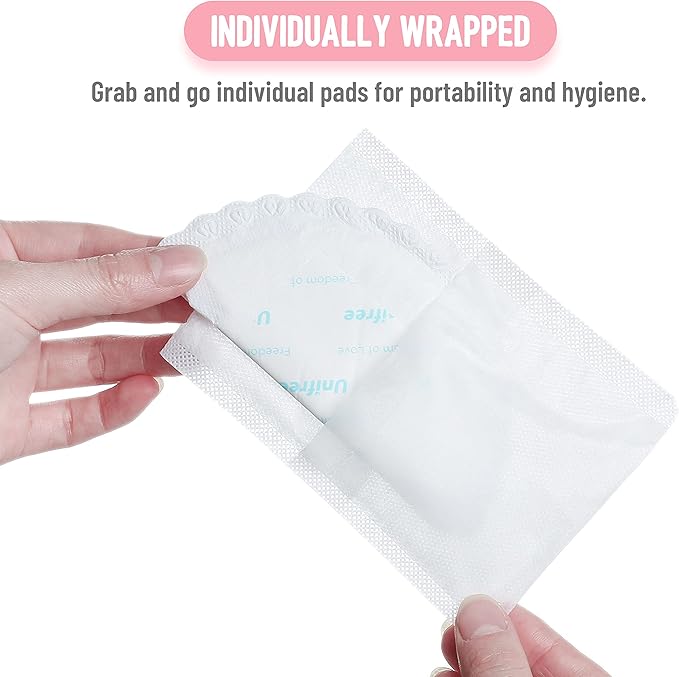 Unifree Disposable Nursing Pads, Breast Pads for Breastfeeding, Superior Absorbency&Ultra Soft Leakproof Design, Postpartum Essentials,200 Count