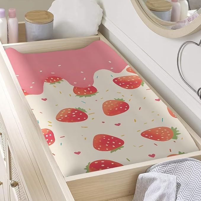 Changing Pad Covers for Boys Girls Carddle Sheet Set for Baby Boys Girls Breathable & Washable Cover