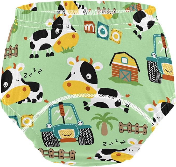 Toddler Potty Training Underwear Cotton Absorbent Soft Baby Girl Boy Potty Training Pant 2t-5t