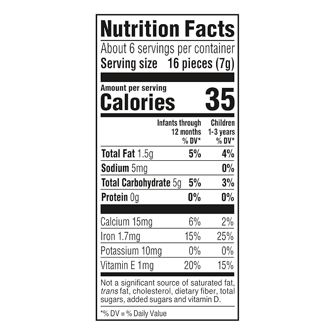 Gerber Snacks for Baby Lil Crunchies Vanilla Maple, 1.48 Oz Can (Pack of 2)