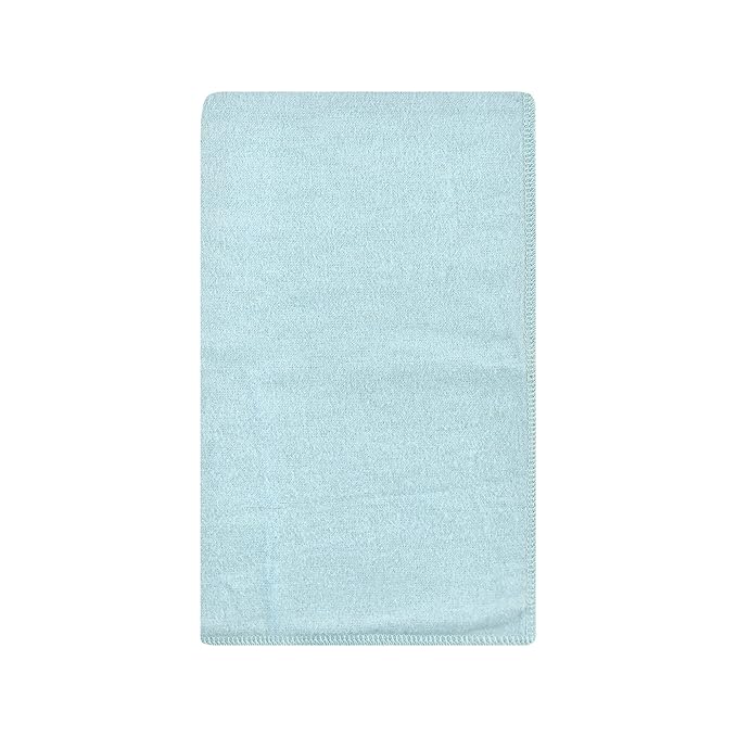 Hudson Baby Unisex Baby Cotton Flannel Burp Cloths, Zoo Animals, One Size
