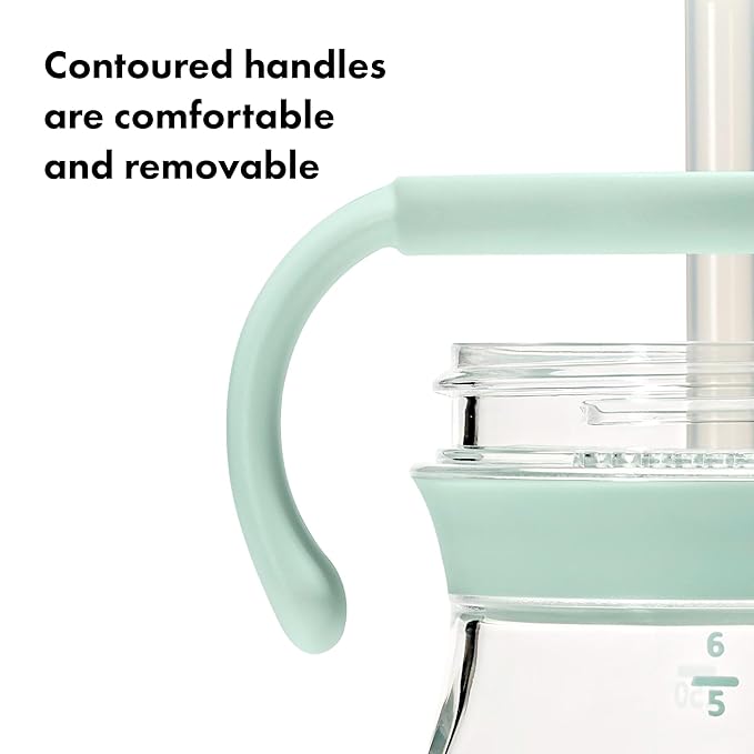 OXO Tot Transitions Straw Cup with Removable Handles - 6 oz. - Opal