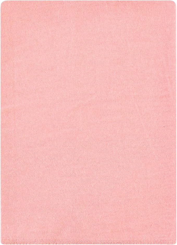 Hudson Baby Unisex Baby Cotton Flannel Burp Cloths Bundle, Neutral Pink Floral, One Size