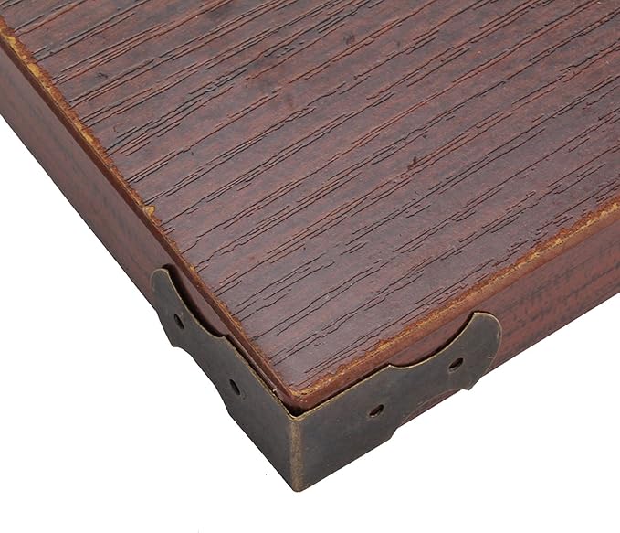 Decorative Vintage Box Corner Guards 0.94x0.51inch Edge Cover Pack of 20