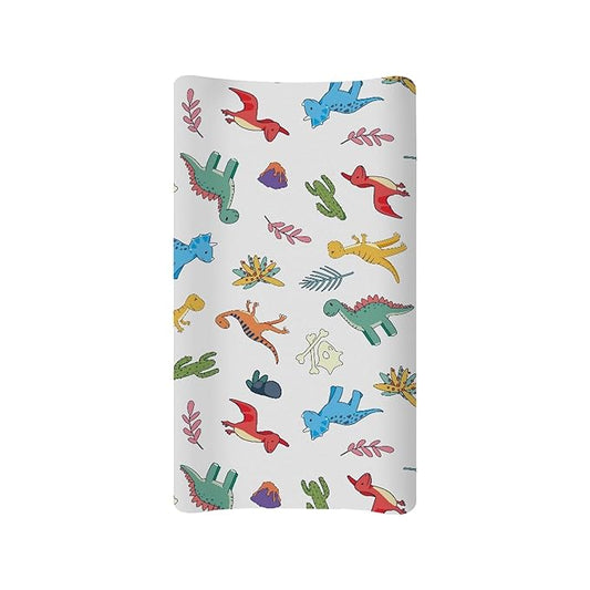 Cartoon Dinosaur Baby Changing Pad Cover Infant Newborn Diaper Table Change Mat Sheet Cover Changing Table Covers for Baby Boys