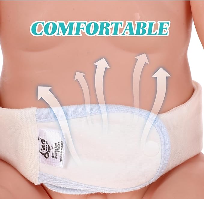 DOITOOL Adjustable Toddler Diaper Fixing Belts 3-Pack Soft Elastic Diaper Retaining Straps for Newborns and Toddlers Secure Fit Prevent Slipping Comfortable Waistband 15.74X2.36In