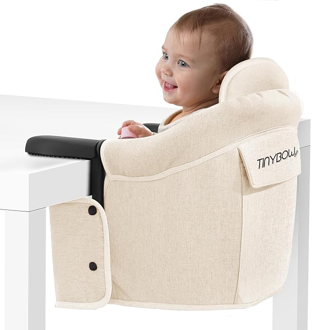 Hook On High Chair for Baby, High Chair that Attaches to Table - Clip On High Chair for Table, Portable High Chair for Travel, Highchair for Baby Seat - Portable Baby Chair for Eating