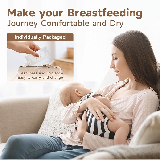 Ultra-Absorbent Disposable Nursing Pads,Super Soft & Breathable Breast Pads,Make The Breasts Light and Stay Dry,Breastfeeding Essentials for Moms,300 Count