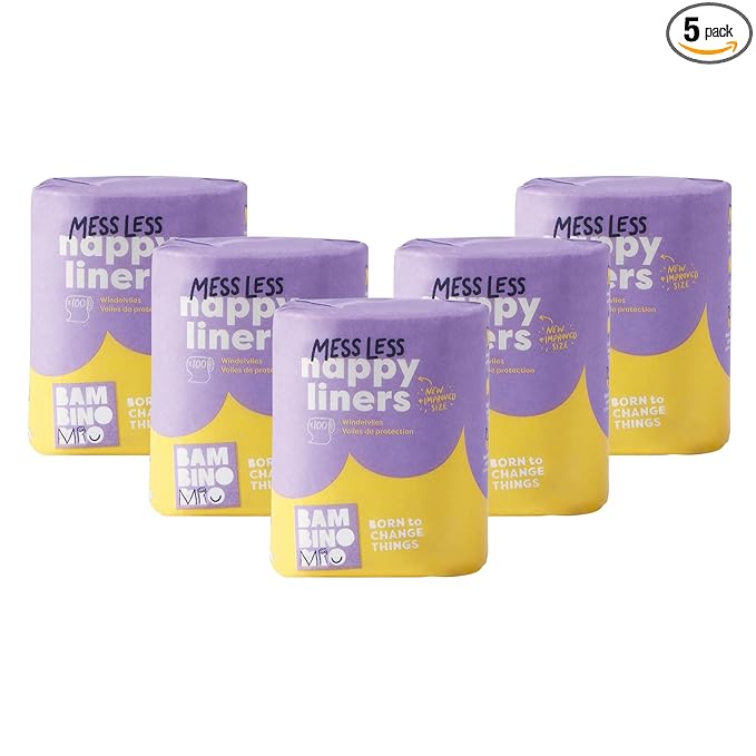 Bambino Mio, Cloth Diaper Liners, 5 Pack