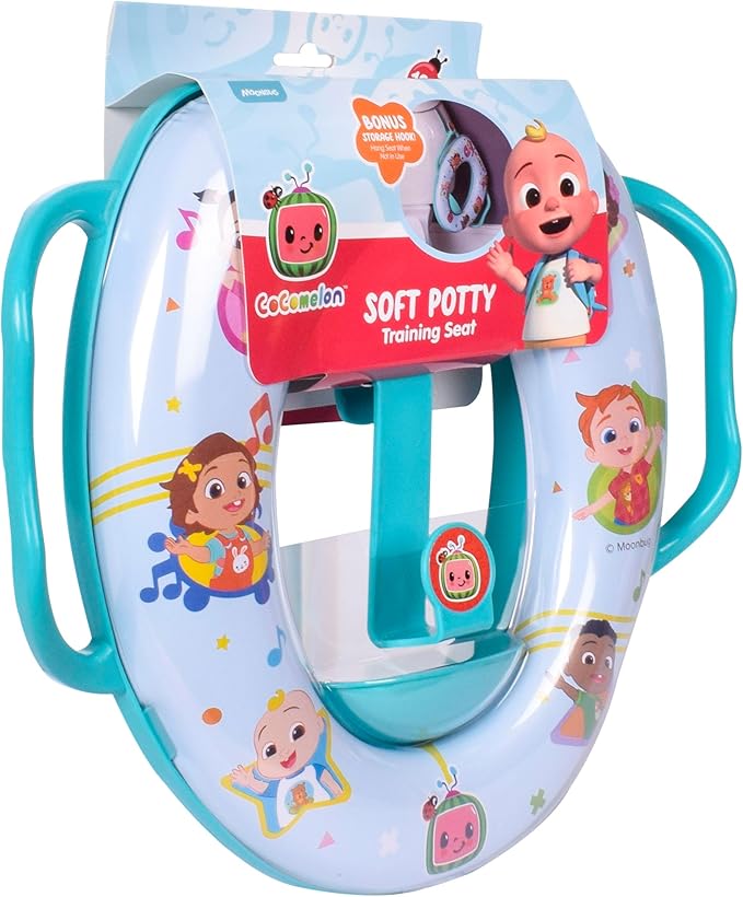 CoComelon Soft Potty Training Seat with Storage Hook, Toddlers 12M+