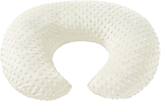 Dots Nursing Pillow Cover, Case Plush Breathable Breastfeeding Pillow Slipcover Fits Nursing Pillow, Super Soft Snug Positioners for Baby Boy Baby Girl (Pristine)