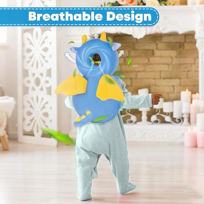 Baby Head Protector,Head Protection Back Pack for Sitting Crawling Walking,Adjustable Toddlers Safety Pad Cushion