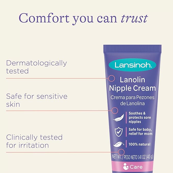Lansinoh HPA Lanolin for Breastfeeding Mothers, 1.41 Ounce (Pack of 2) - Packaging may vary