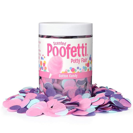 Poofetti Potty Flair - Scented Potty Training Party Toilet Confetti from PrimaStella (Cotton Candy Scent)