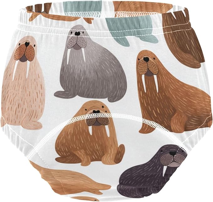 Toddler Potty Training Underwear Cotton Absorbent Soft Baby Girl Boy Potty Training Pant 2T-5T
