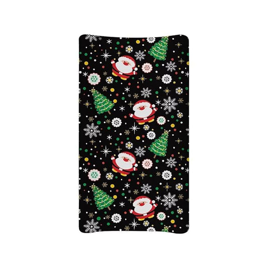 Christmas Baby Changing Pad Cover Santa Claus Diaper Changing Pad Covers Newborn Infant Changing Table Mat Cover Soft Comfort Changing Pad Sheets, Christmas Decor