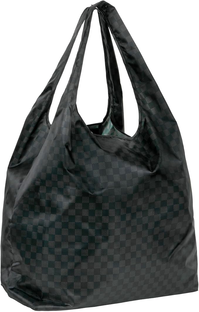 Bumkins Reusable Grocery Shopping Tote Bag for Women, Large Boho Style with Handles, Foldable, Washable, Shoulder Straps
