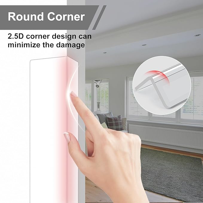 Wall Corner Protector, Clear Self-Adhesive Corner Guards, Edge Protector for Baby, Furniture, Door, Tables, Easy to Install (4cmx90cm/1.57inx35.43in)