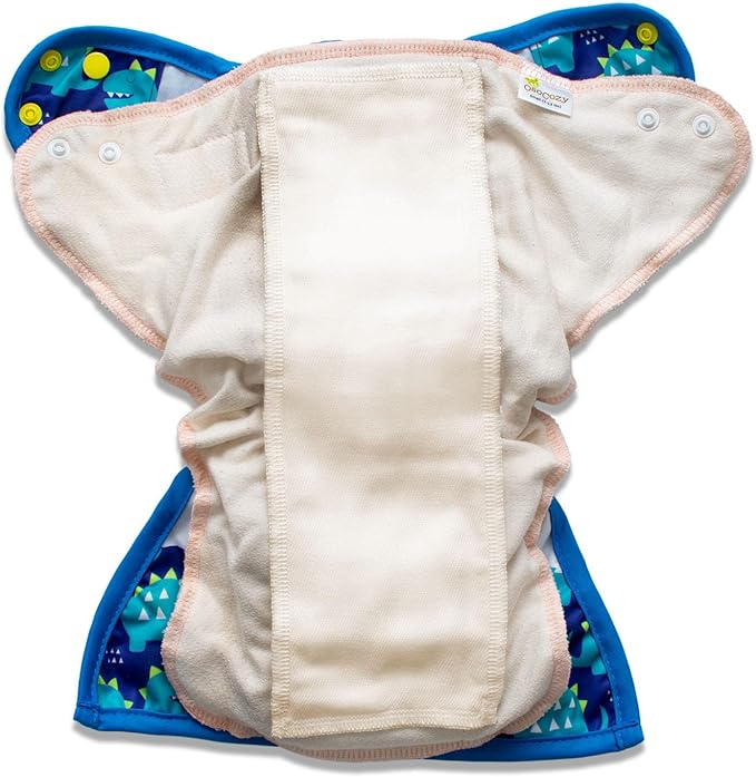 OsoCozy Gauze Cloth Diaper Doublers - 100% Unbleached Gauze Weaved Cotton, 4x12 inches, 6 Layers Thick. Add Extra Absorbency to Your Cloth Diapers - 12 Pack