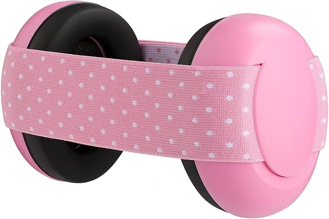 Holiberty Infant Ear Muffs Baby Noise Canceling Headphones 0-18 Months Hearing Protection Earmuffs for Travel,Sleep