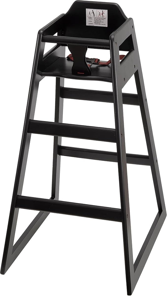 Hight Quality, Seating Ready-to-Assemble Restaurant Wood Bar Height High Chair, Baby Highchairs, Durable Dining Feeding Chair with Steps, High Chairs for Babies and Toddlers, Seria 01
