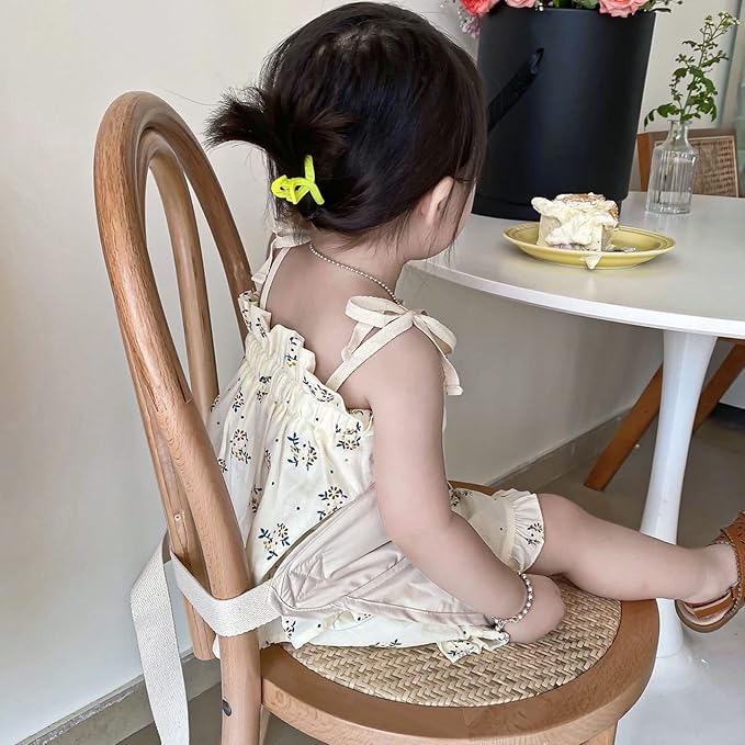 Adjustable Baby Safety Harness Strap, Soft Polyester Waist Belt for High Chairs Travel Dining Outdoor Home (Type 2)