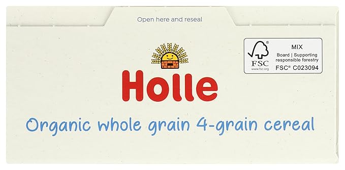 Holle, Cereal Wholegrain Four Grain Organic, 8 Ounce